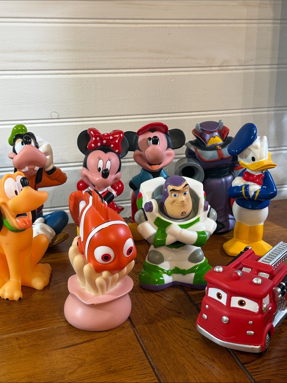 VINTAGE Disney rubber or vinyl bath toy figures